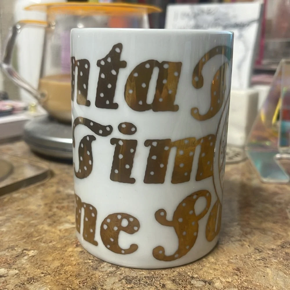 Department 56 Santa Time Christmas Mug